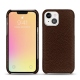 Coque cuir Apple iPhone 13 mini - Châtaigne ( Pantone 476C ) 