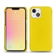 Funda de piel Apple iPhone 13 mini - Jaune fluo