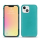 Capa em pele Apple iPhone 13 mini - Bleu fluo