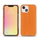 Coque cuir Apple iPhone 13 mini - Abaca arancio