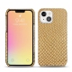 Capa em pele Apple iPhone 13 mini - Serpent sabbia