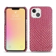 Apple iPhone 13 mini leather cover - Serpent ciclamino