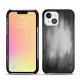 Coque cuir Apple iPhone 13 mini - Gris Patine