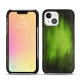 Capa em pele Apple iPhone 13 mini - Vert Patine