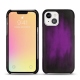 Apple iPhone 13 mini leather cover - Violet Patine