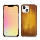 Apple iPhone 13 mini leather cover - Doré Patine