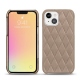 Custodia in pelle Apple iPhone 13 mini - Taupe vintage - Couture