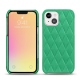 Coque cuir Apple iPhone 13 mini - Menthe vintage - Couture
