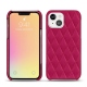 Custodia in pelle Apple iPhone 13 mini - Rose fluo - Couture
