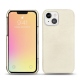 Coque cuir Apple iPhone 13 mini - Blanc escumo