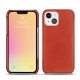 Coque cuir Apple iPhone 13 mini - Arange clouquié