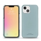 Lederschutzhülle Apple iPhone 13 mini - Bleu Ciel PU
