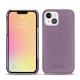 Coque cuir Apple iPhone 13 mini - Lilas PU