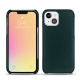 Coque cuir Apple iPhone 13 mini - Vert séduisant