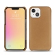 Custodia in pelle Apple iPhone 13 mini - Beige Veggie
