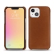Apple iPhone 13 mini leather cover - Marron Veggie