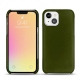 Coque cuir Apple iPhone 13 mini - Vert Veggie