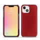 Coque cuir Apple iPhone 13 - Rouge ( Nappa - Pantone 199C ) 