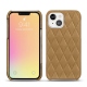Capa em pele Apple iPhone 13 - Sable vintage - Couture