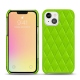 Funda de piel Apple iPhone 13 - Vert fluo - Couture