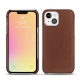レザーケース Apple iPhone 13 - Marron délicat
