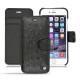 Apple iPhone 6 Plus  leather case - Autruche nero