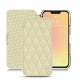 Custodia in pelle Apple iPhone 13 - Ivoire - Couture ( Sleek P C12 - White ) 