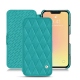 Custodia in pelle Apple iPhone 13 - Bleu fluo - Couture