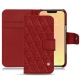 Lederschutzhülle Apple iPhone 13 - Tomate - Couture ( Pantone 187C ) 