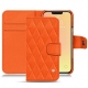 Capa em pele Apple iPhone 13 - Orange fluo - Couture