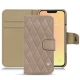 Apple iPhone 13 leather case - Taupe vintage - Couture