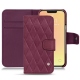 Capa em pele Apple iPhone 13 - Prune vintage - Couture