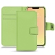 レザーケース Apple iPhone 13 - Vert olive PU