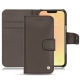 Housse cuir Apple iPhone 13 - Gris Veggie