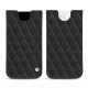 Funda de piel Apple iPhone 13 - Noir - Couture ( Nappa - Black ) 