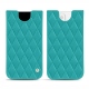 レザーケース Apple iPhone 13 - Bleu fluo - Couture