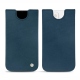 Pochette cuir Apple iPhone 13 - Blu mediterran