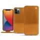 Custodia in pelle Apple iPhone 13 Pro - Or Maïa ( Pantone 871C ) 