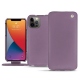 Apple iPhone 13 Pro leather case - Lilas ( Nappa - Pantone 2645U ) 