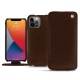Housse cuir Apple iPhone 13 Pro - Châtaigne ( Pantone 476C ) 