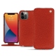 硬质真皮保护套 Apple iPhone 13 Pro - Papaye ( Pantone 180C ) 