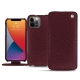 Custodia in pelle Apple iPhone 13 Pro - Lie de vin ( Pantone 5115C ) 