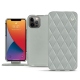 硬质真皮保护套 Apple iPhone 13 Pro - Gris - Couture ( Nappa - Pantone W428C ) 