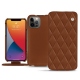 Custodia in pelle Apple iPhone 13 Pro - Marron - Couture ( Nappa - Pantone 1615C ) 