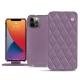 Custodia in pelle Apple iPhone 13 Pro - Lilas - Couture ( Nappa - Pantone 2645U ) 