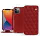 Capa em pele Apple iPhone 13 Pro - Tomate - Couture ( Pantone 187C ) 