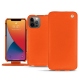 硬质真皮保护套 Apple iPhone 13 Pro - Orange fluo
