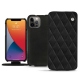 Capa em pele Apple iPhone 13 Pro - Negre poudro - Couture