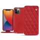 硬质真皮保护套 Apple iPhone 13 Pro - Rouge troupelenc - Couture