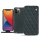 Housse cuir Apple iPhone 13 Pro - Blu marino - Couture
